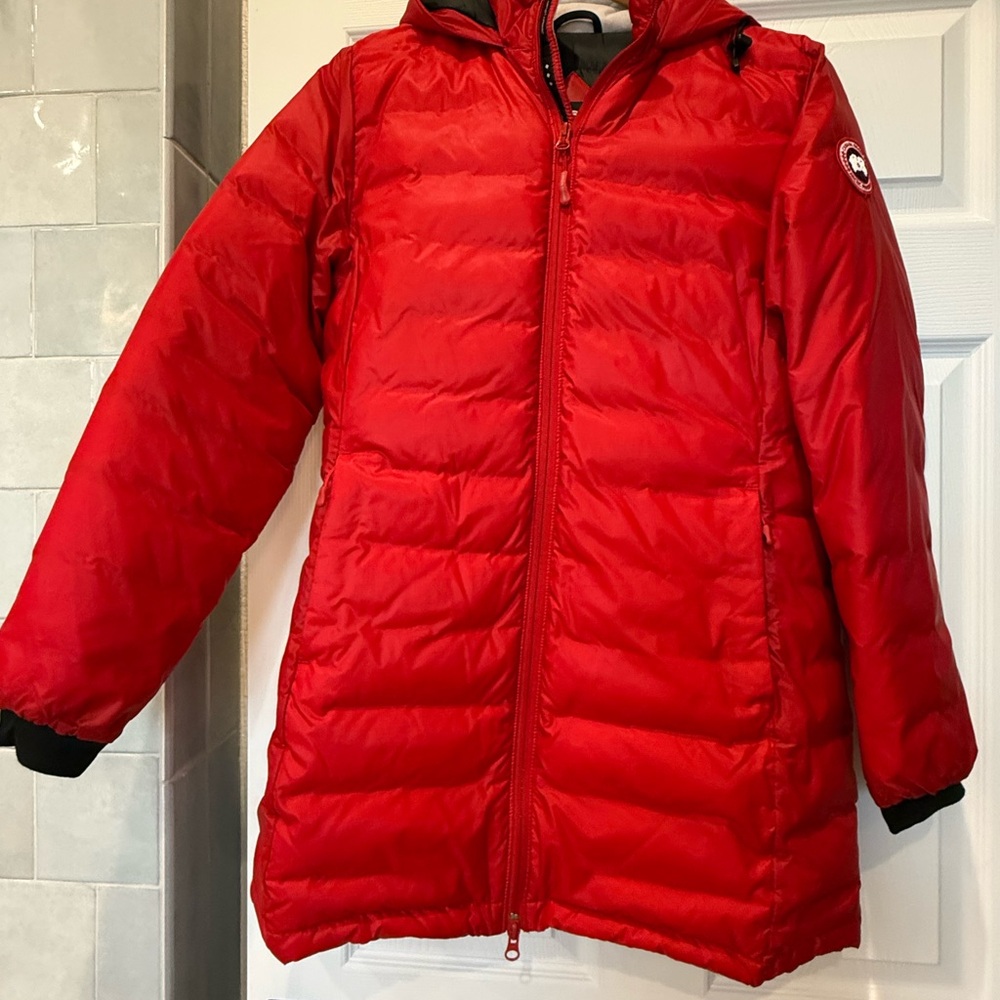 Canada Goose Vibrant Red Puffer Parka